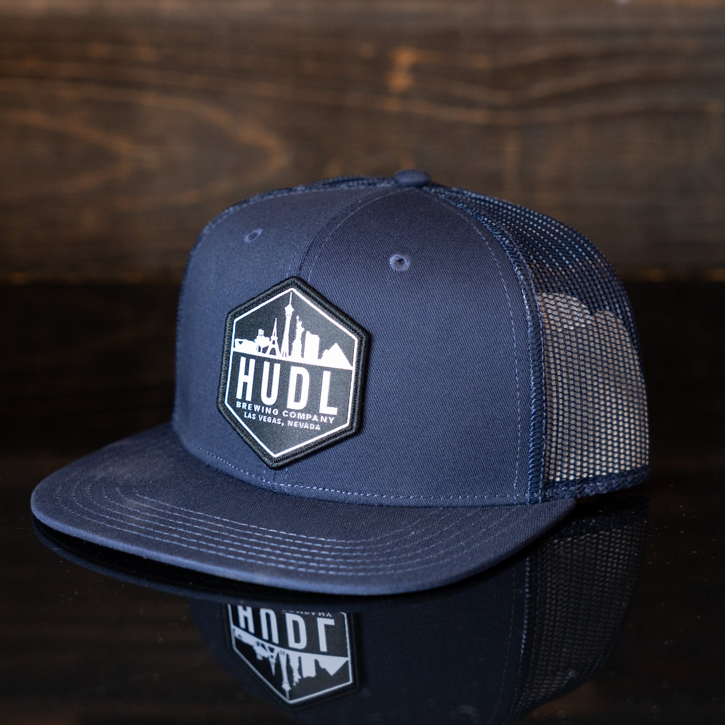 Skyline Flatbill Hat (Navy)