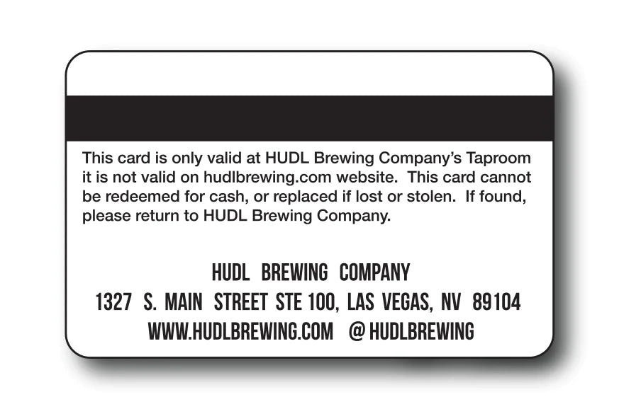 $25 HUDL Brewing Gift Card