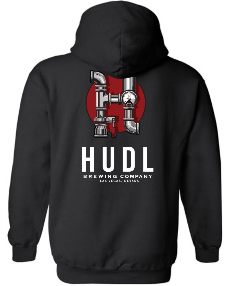 HUDL Pullover Hoodie Black