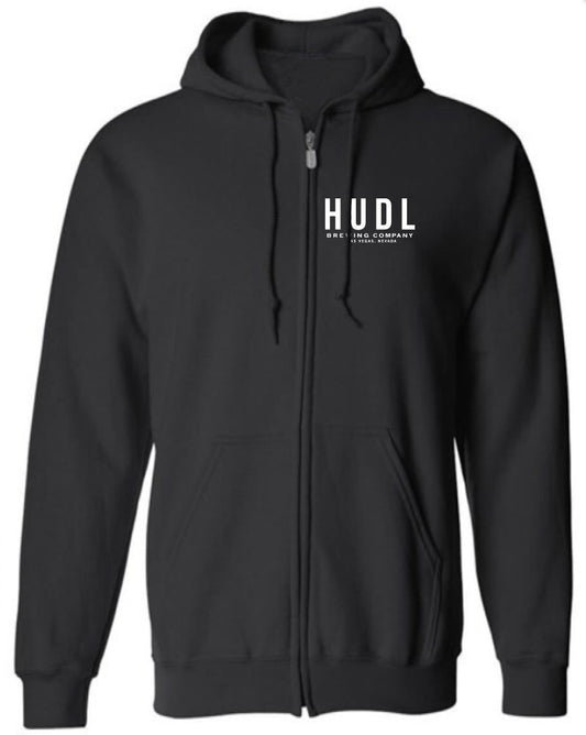 HUDL Zip Hoodie Black