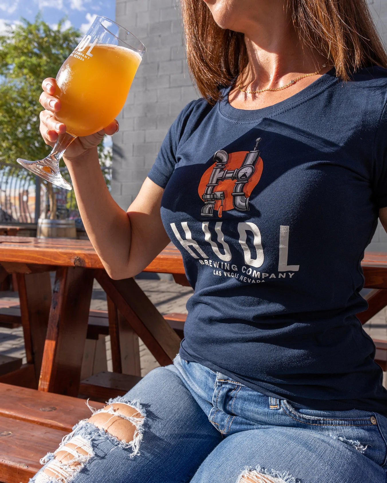 HUDL Navy Tee