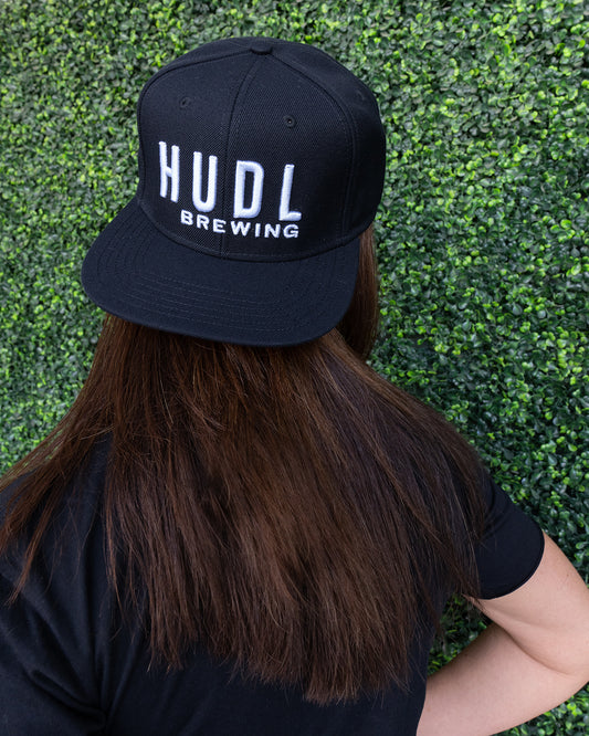 HUDL Brewing Flatbill Hat (White)