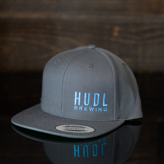 HUDL Classic Flatbill Hat (Cyan)