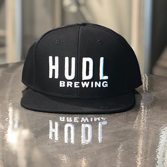 HUDL Brewing Flatbill Hat (White)