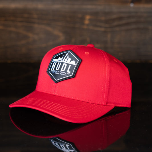 Skyline Curved Hat (Red)