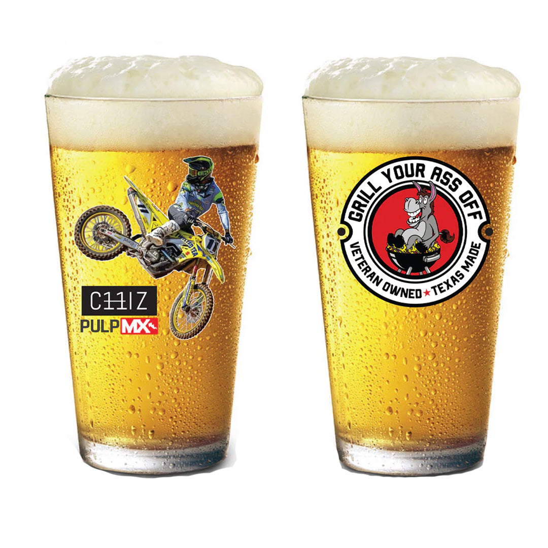 Kyle Chisholm 16oz Glass
