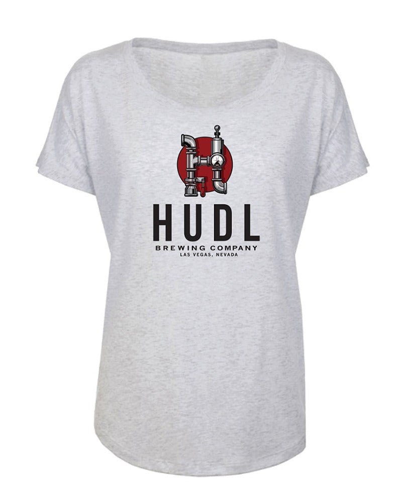 HUDL Relaxed Womens Tee White