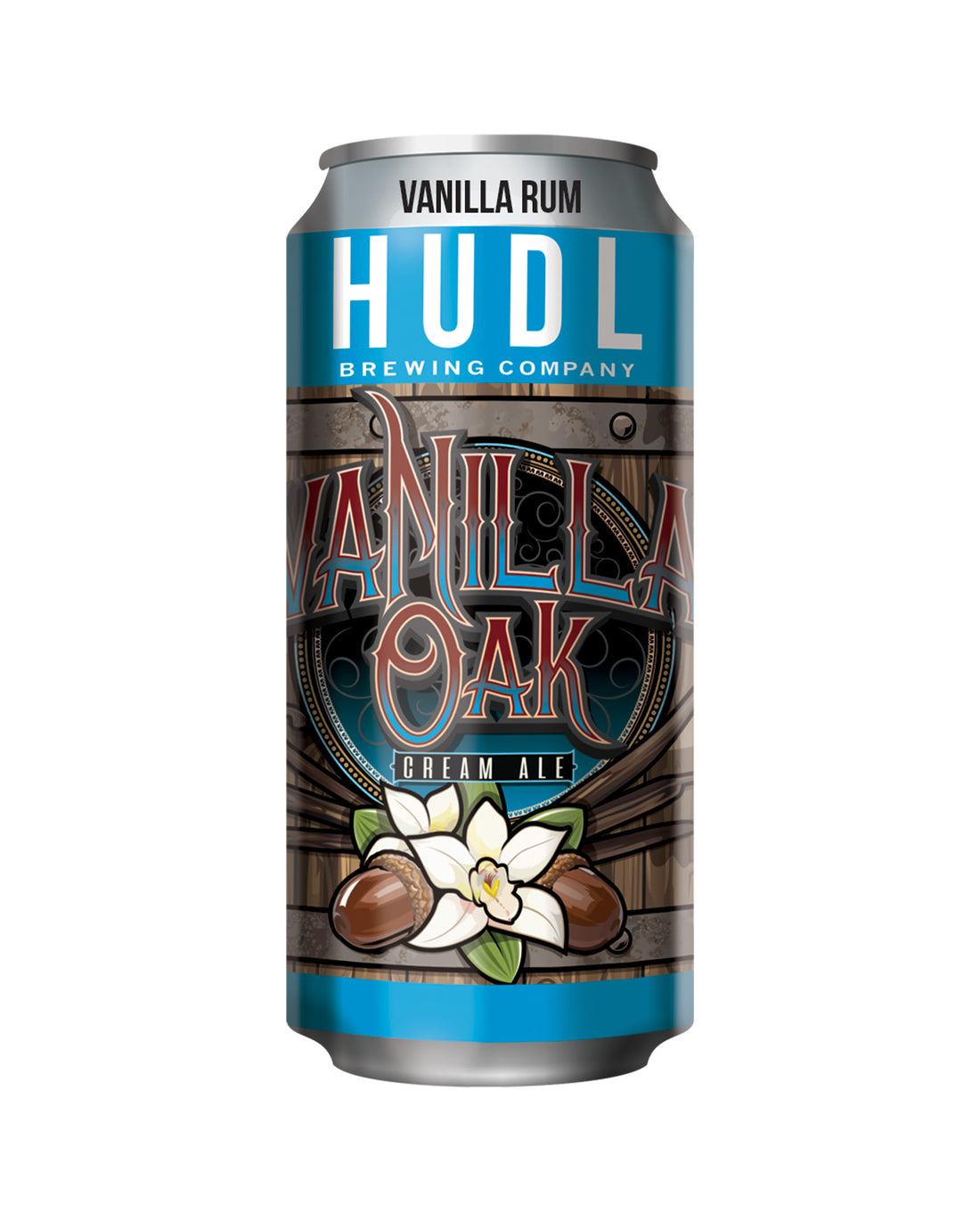 Vanilla Oak Candle Vanilla Rum Scent HUDL Brewing Company